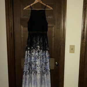 Betsy&Adam flower prom dress